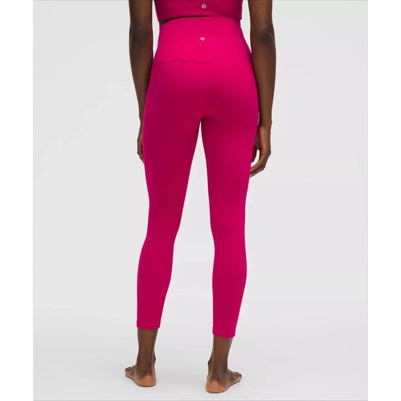 NWT Lululemon Align Leggings 25" Pant with Pockets in Passionate Pink Size 14 - Picture 3 of 15